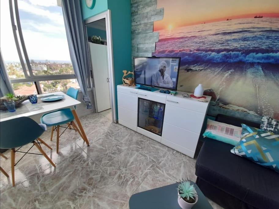 Traumhafte Wohnung Mit Panoramablick Und Pool Playa del Inglés Eksteriør bilde